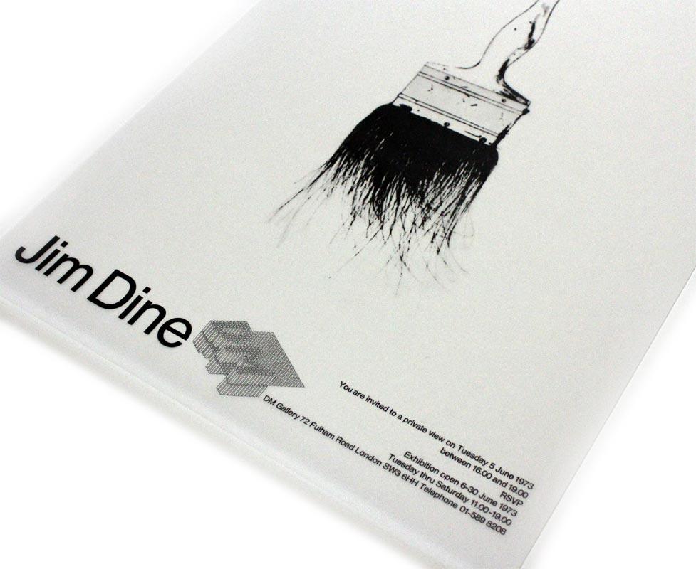 Paintbrush (DM Gallery 1971) poster by Jim Dine