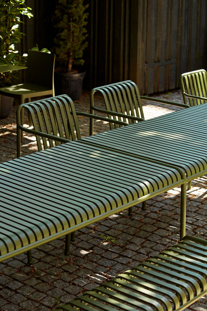 Palissade bench - Olive - des. Ronan & Erwan Bouroullec for Hay, 2016