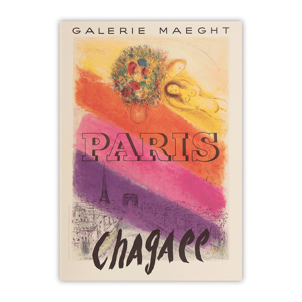 Paris poster by Marc Chagall