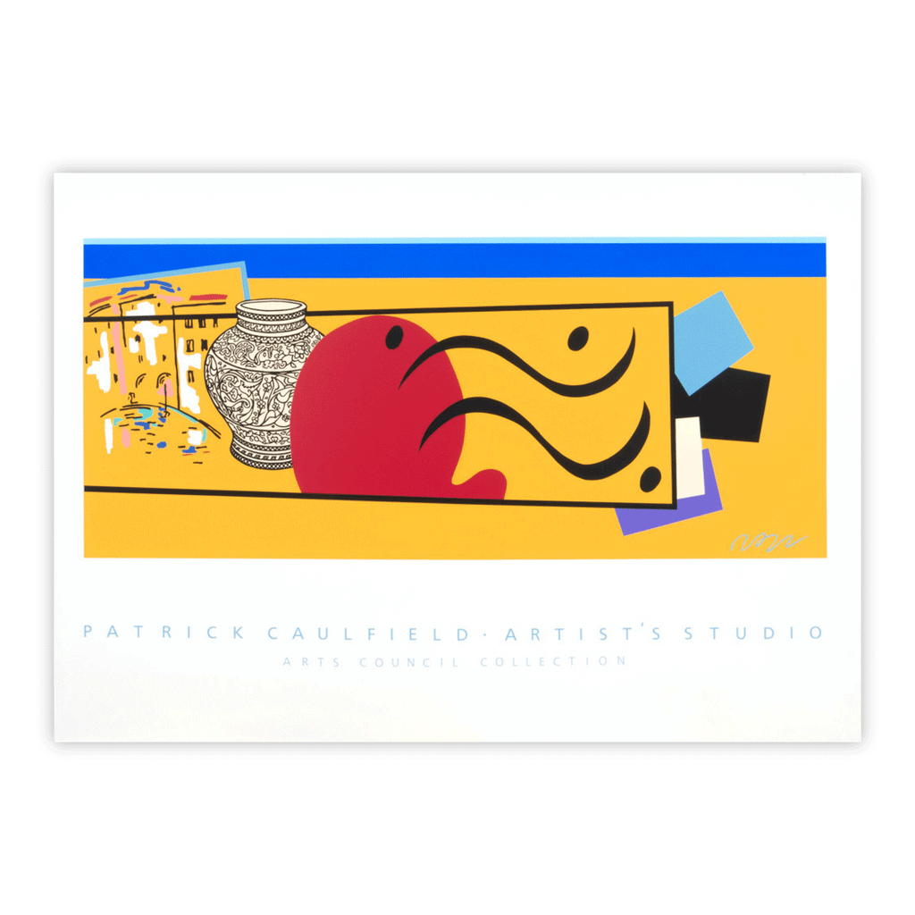 Artist's Studio, 1988 silkscreen poster by Patrick Caulfield (Arts Council Collection)