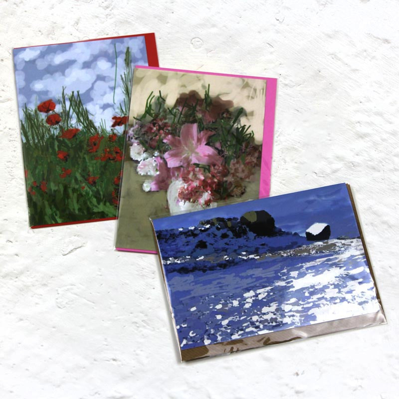 Paul Hockney Greetings Card Pack (x3)