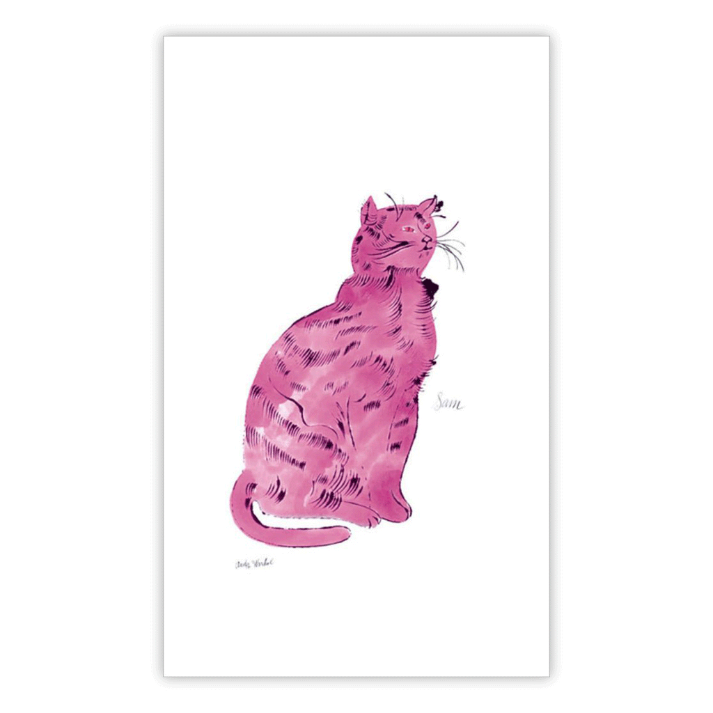 Pink Sam c.1954 poster by Andy Warhol