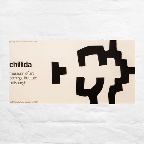 Pittsburgh 1979 poster by Eduardo Chillida