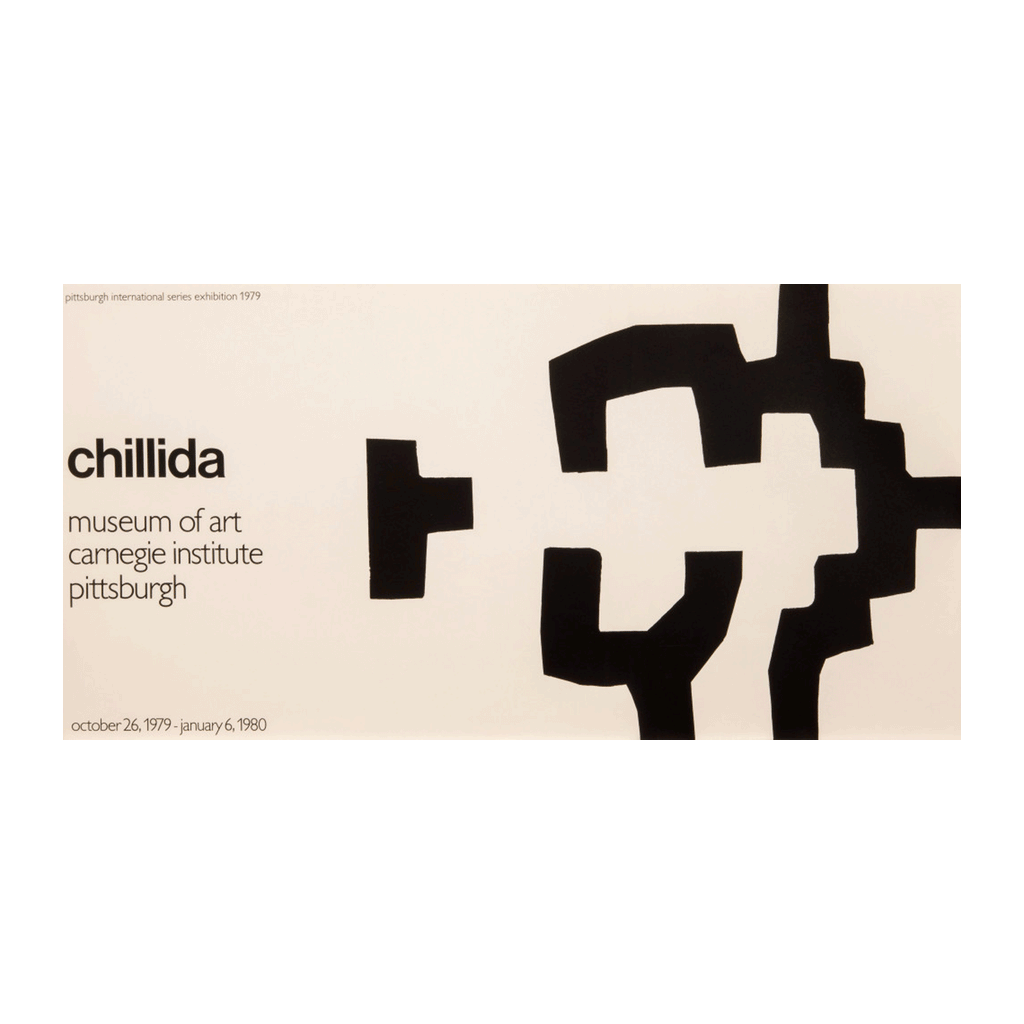 Pittsburgh 1979 poster by Eduardo Chillida