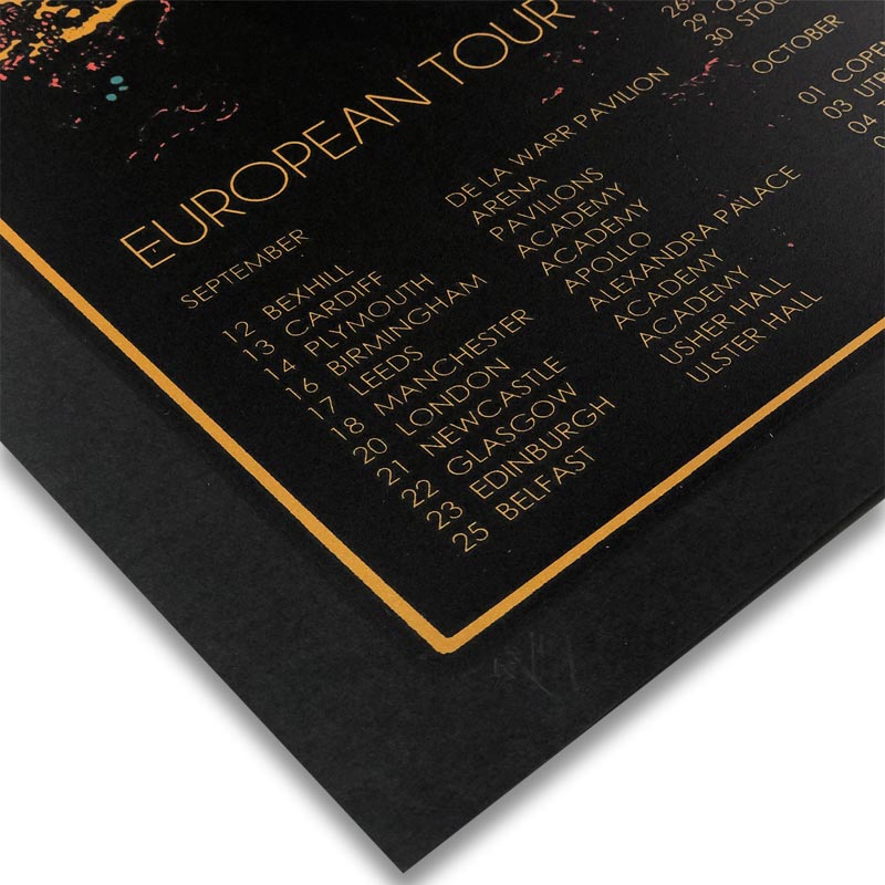 Pixies Europe poster (edition of 45) by Richey Beckett