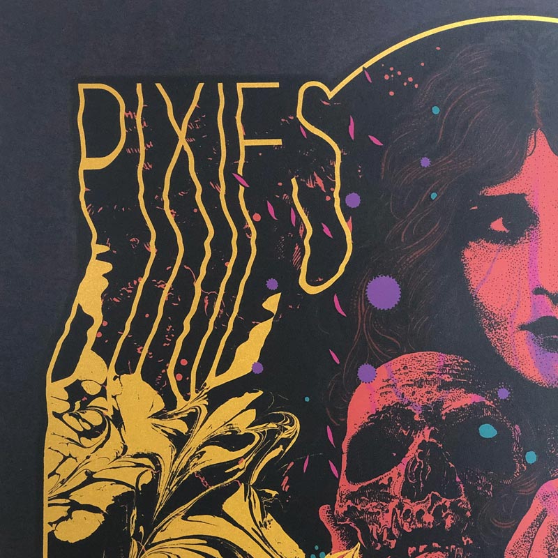 Pixies Europe poster (edition of 45) by Richey Beckett
