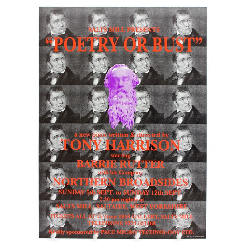 Poetry or Bust Poster by Tony Harrison