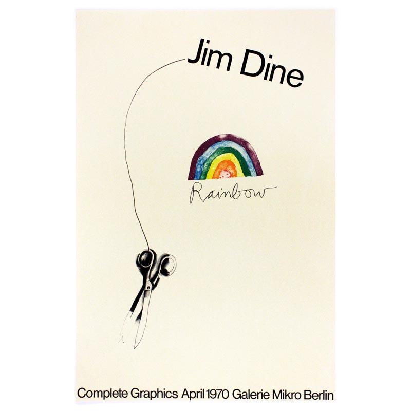 Rainbow Scissors (Gallerie Mikro 1970) poster by Jim Dine