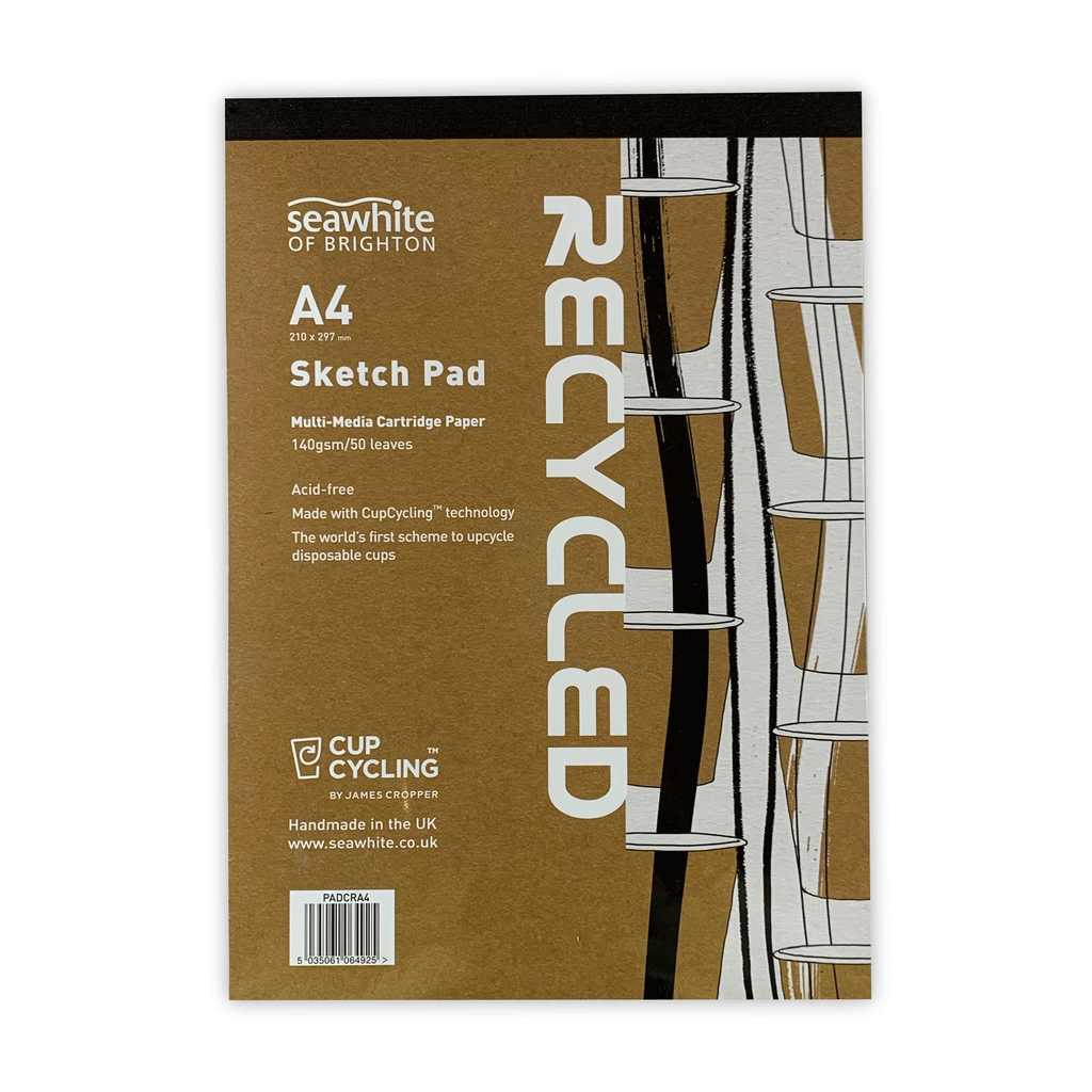 CupCycling A4 140gsm Cartridge Pad - acid free paper made from recycled coffee cups
