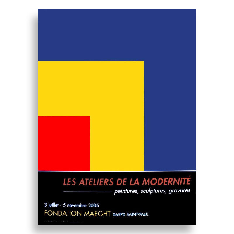 Red, Yellow, Blue by Ellsworth Kelly - 'Les Ateliers de Modernité' exhibition poster, 2005
