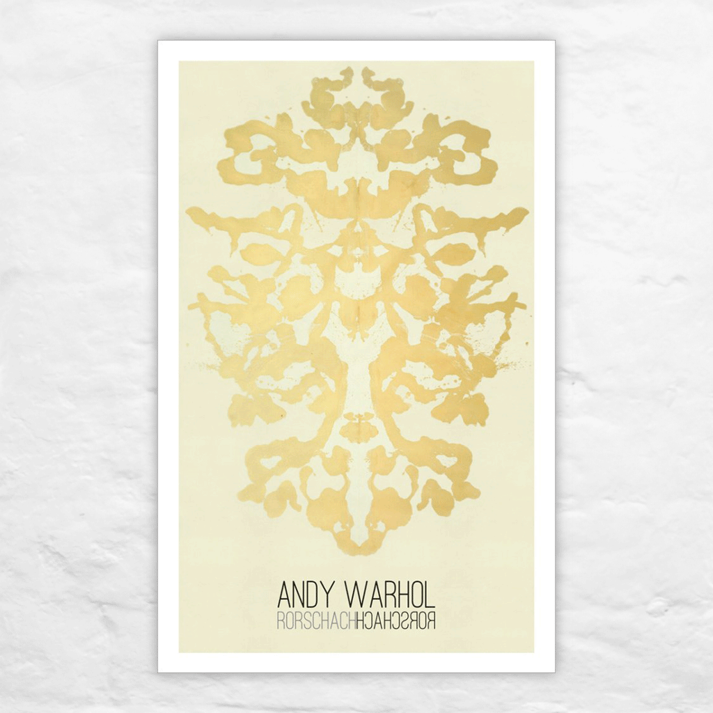 Rorschach, 1984 poster by Andy Warhol (special edition giclée print on heavyweight watercolour paper)