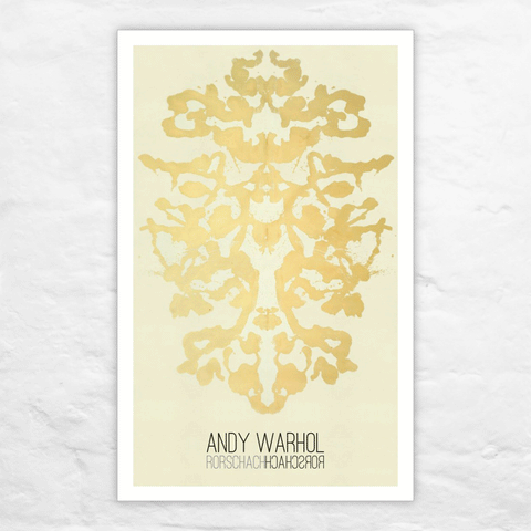 Rorschach, 1984 poster by Andy Warhol (special edition giclée print on heavyweight watercolour paper)