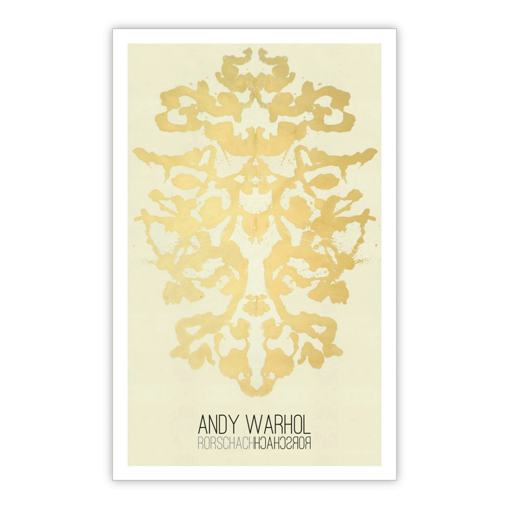 Rorschach, 1984 poster by Andy Warhol (special edition giclée print on heavyweight watercolour paper)