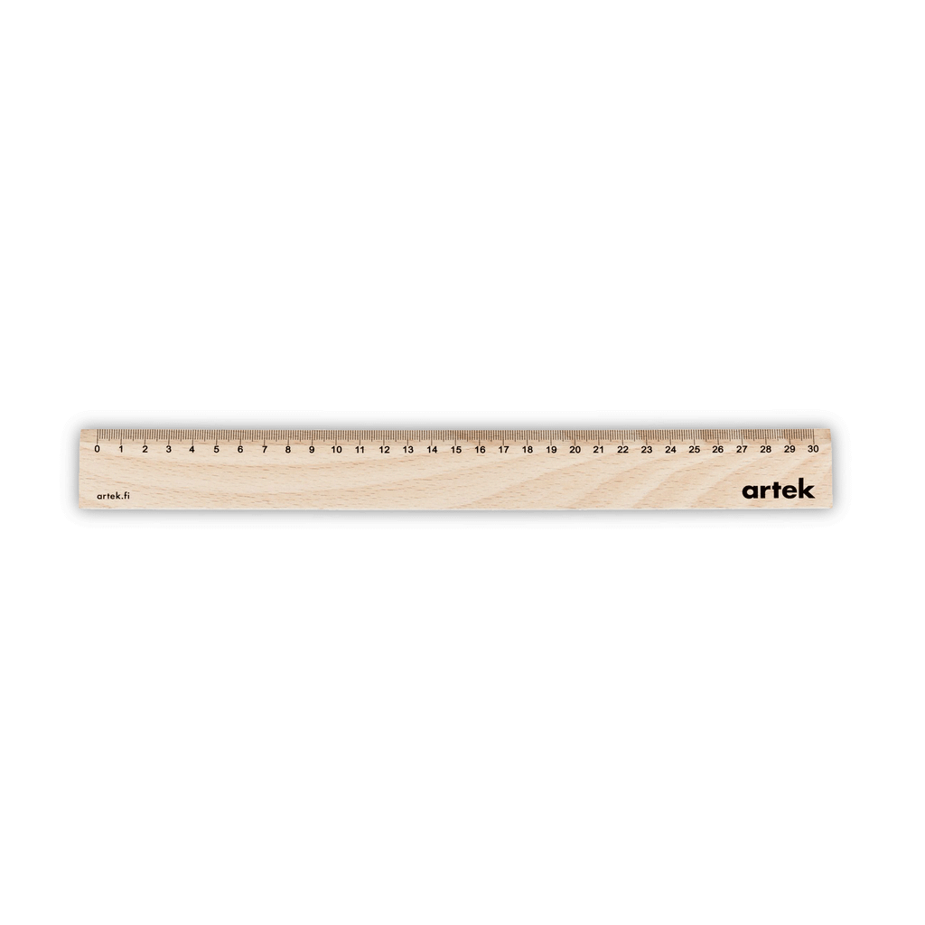 Beech Ruler, 30cm by Artek
