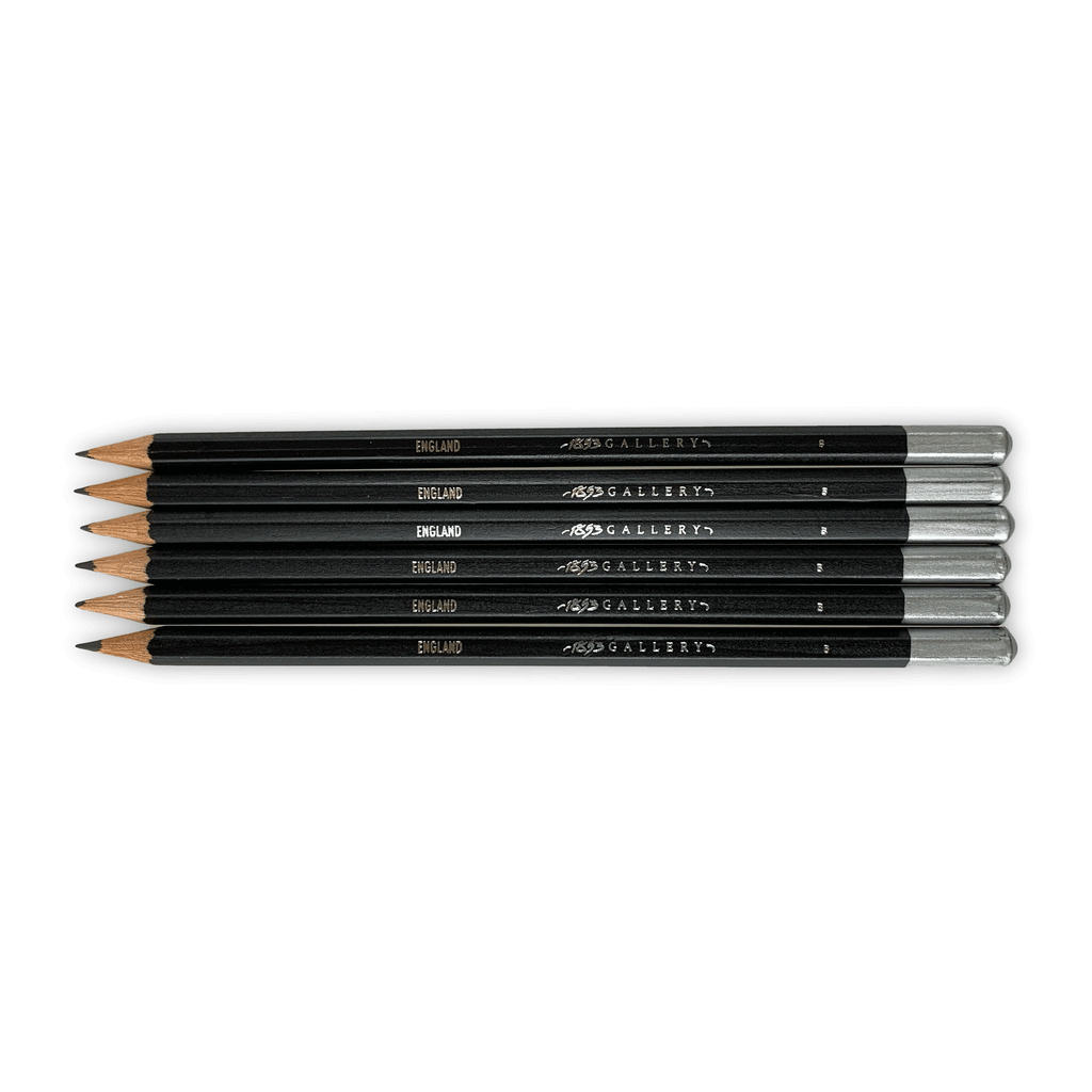 Set of 6 Salts Mill 1853 Gallery Logo Pencils