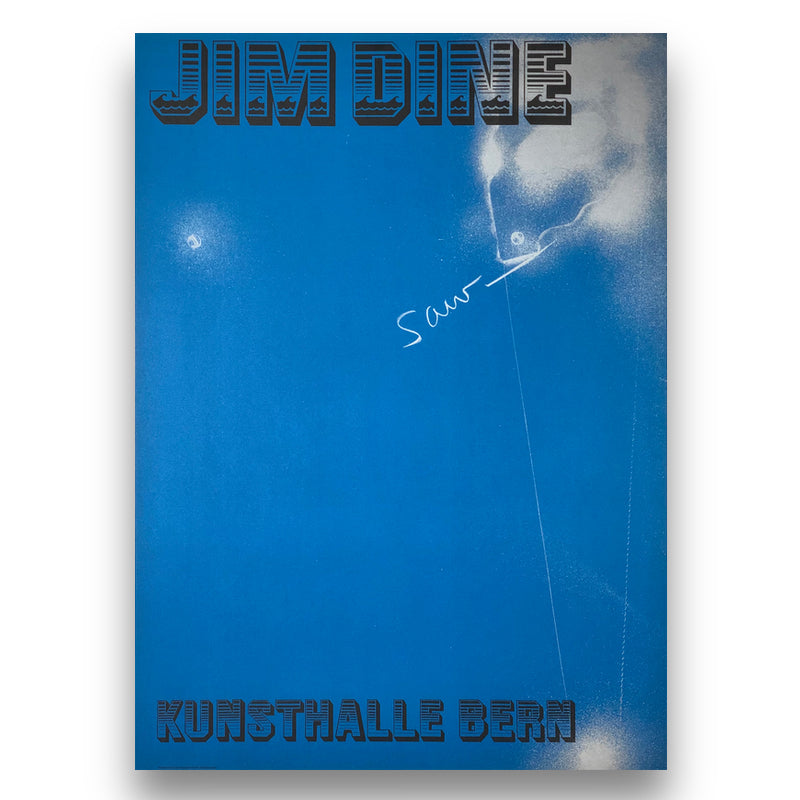 Saw Poster by Jim Dine (Kunsthalle Bern, 1971)