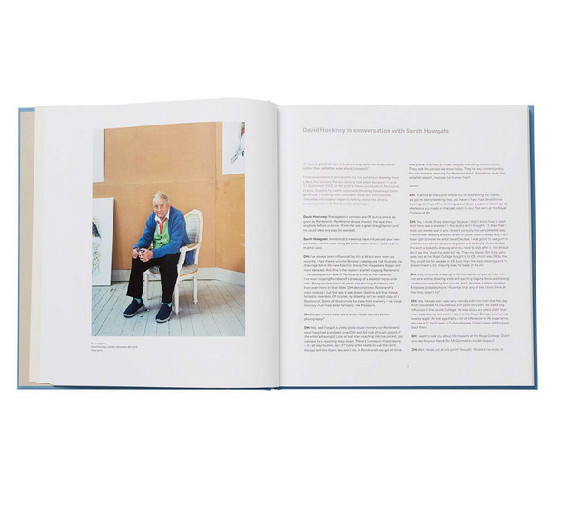 David Hockney: Drawing from Life (1st edition hardcover exhibition catalogue)