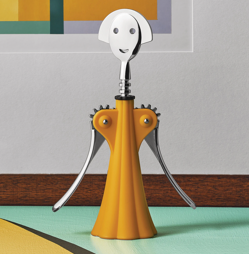 Anna G Corkscrew - Yellow - des. Alessandro Mendini for Alessi