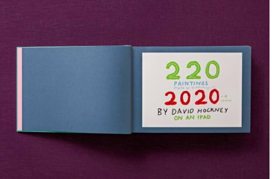 David Hockney 220 for 2020: edition of 1620 books, numbered and stamped