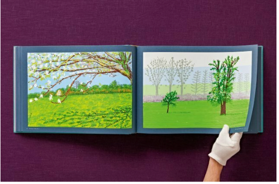 David Hockney 220 for 2020: edition of 1620 books, numbered and stamped