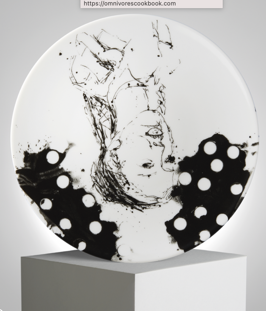 Georg Baselitz 'Clara' Limoges Porcelain Plate - 27cm