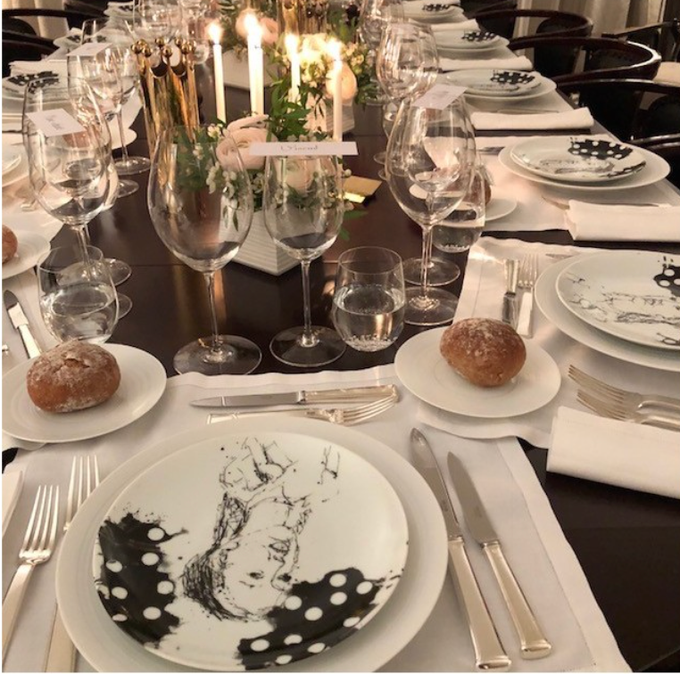 Georg Baselitz 'Clara' Limoges Porcelain Plate - 27cm