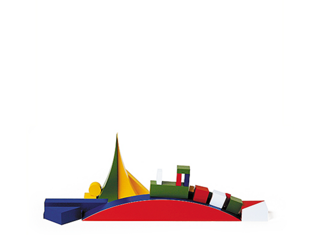 Bauhaus Building Game des. Alma Siedhoff-Buscher, 1923 - contemporary reissue made by Naef Spiele