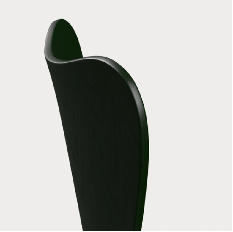 Series 7 chair des. Arne Jacobsen, 1955 - Evergreen Ash / Brown Bronze - made by Fritz Hansen