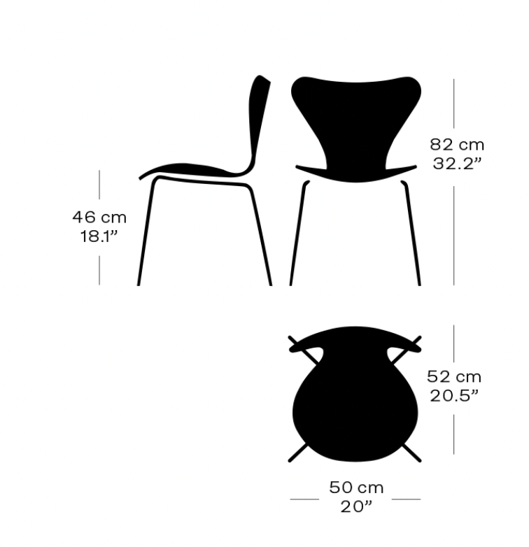 Series 7 chair des. Arne Jacobsen, 1955 - Evergreen Ash / Brown Bronze - made by Fritz Hansen