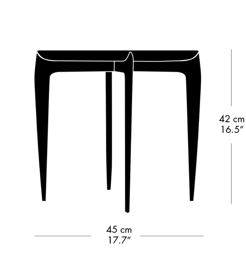 Foldable Tray Table - Oak - des. Willumsen & Engholm, 1958 (made by Fritz Hansen)
