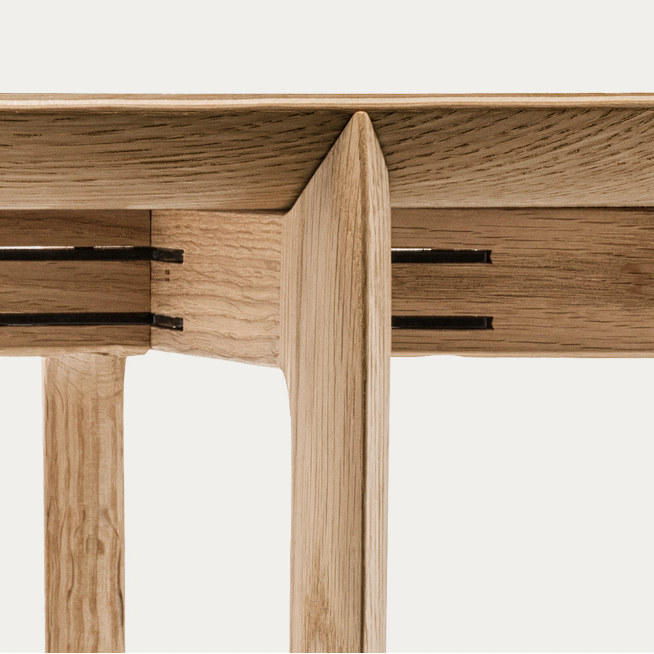 Foldable Tray Table - Oak - des. Willumsen & Engholm, 1958 (made by Fritz Hansen)