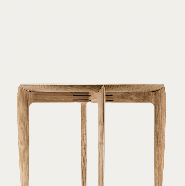 Foldable Tray Table - Oak - des. Willumsen & Engholm, 1958 (made by Fritz Hansen)