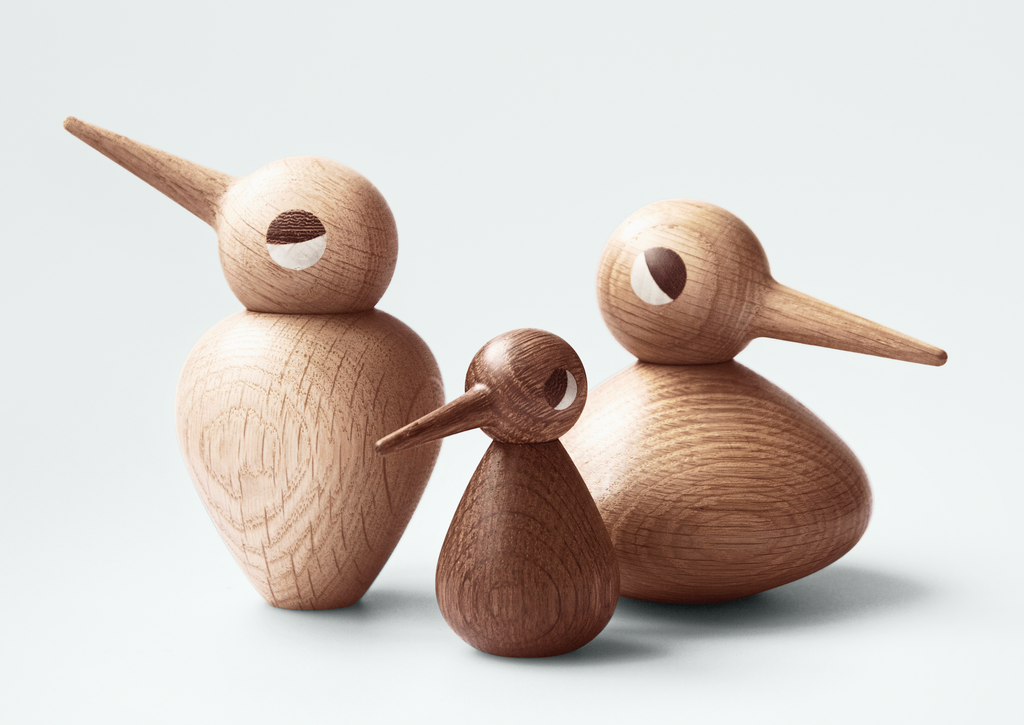 Bird - Large, Natural Oak - des. Kristian Vedel, 1959