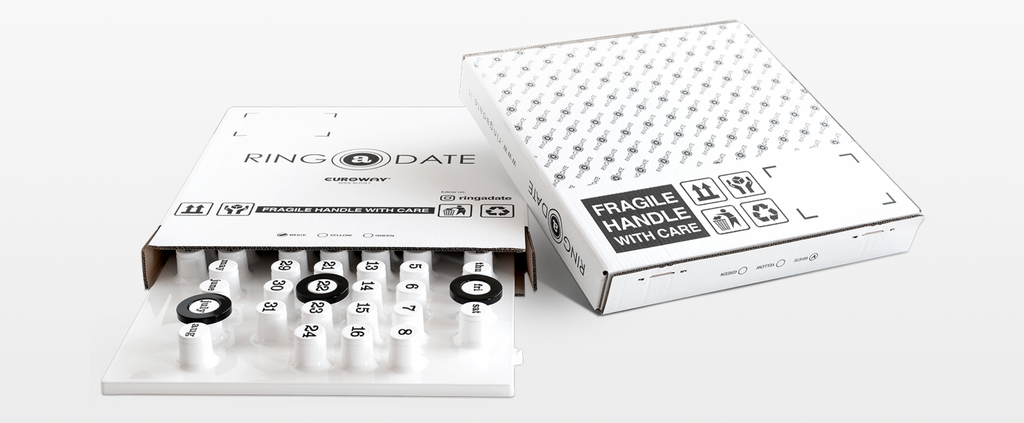 Ring a Date Perpetual Calendar - White