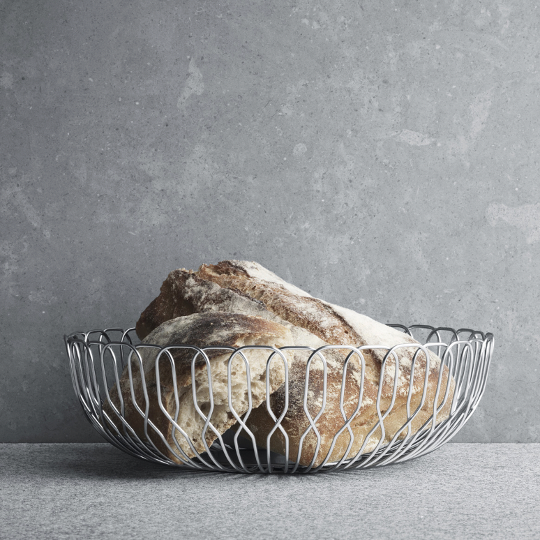 Alfredo Bread Basket, small, 21 cm Ø - des. Alfredo Häberli for Georg Jensen