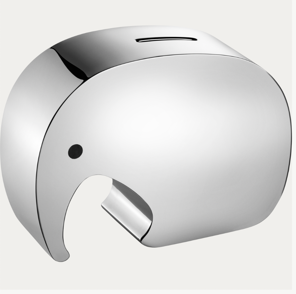 Moneyphant Elephant Money Box des. Jørgen Møller & Junior Møller, 2010 for Georg Jensen