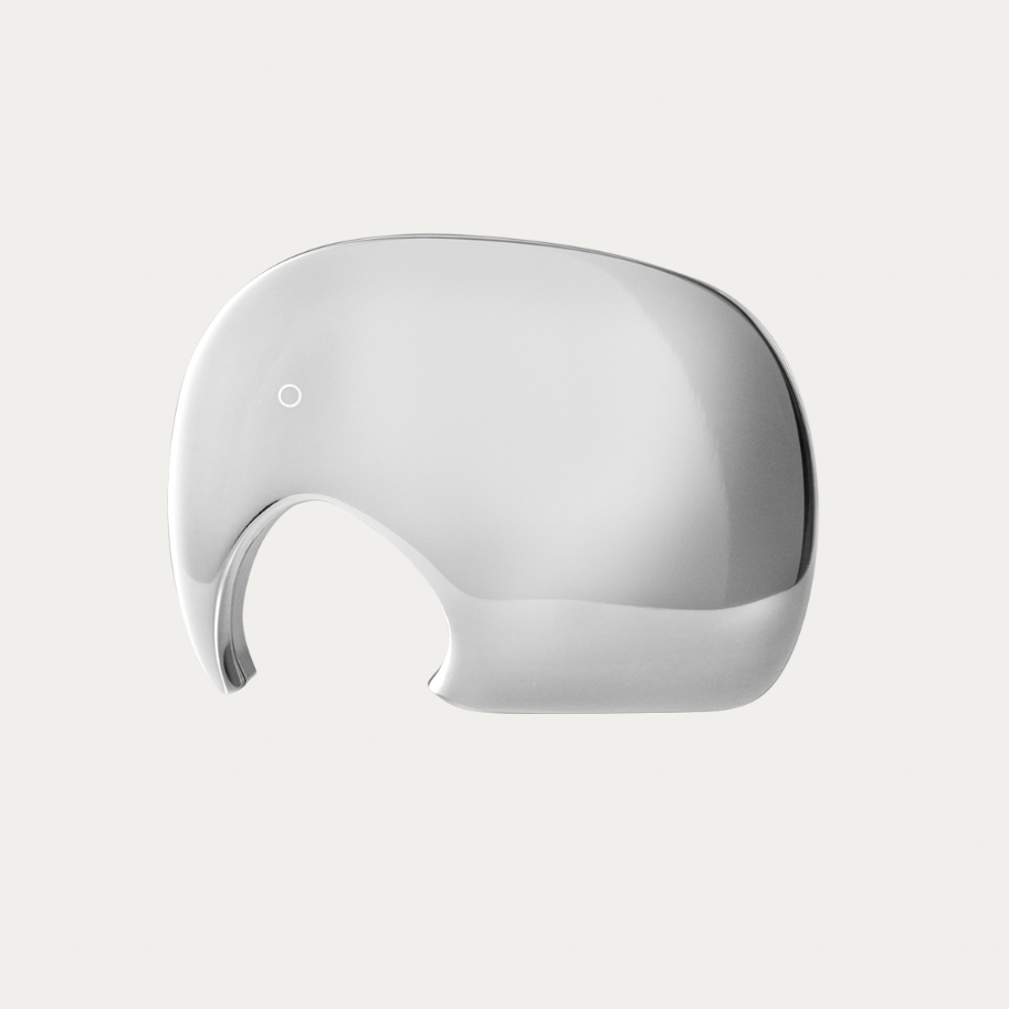 Elephant Bottle opener des. Jørgen Møller and Junior Møller, 1987 for Georg Jensen