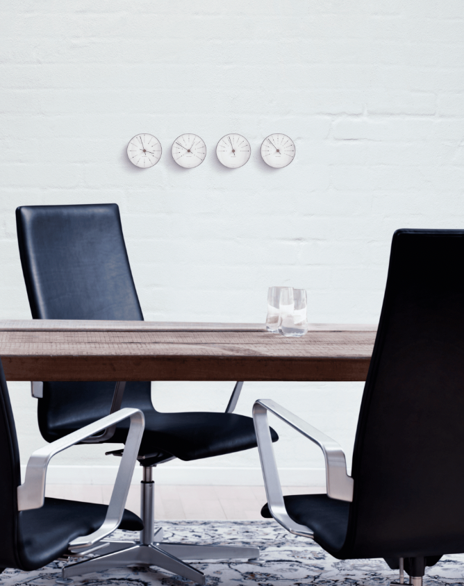 Arne Jacobsen Wall Clock made by Rosendahl