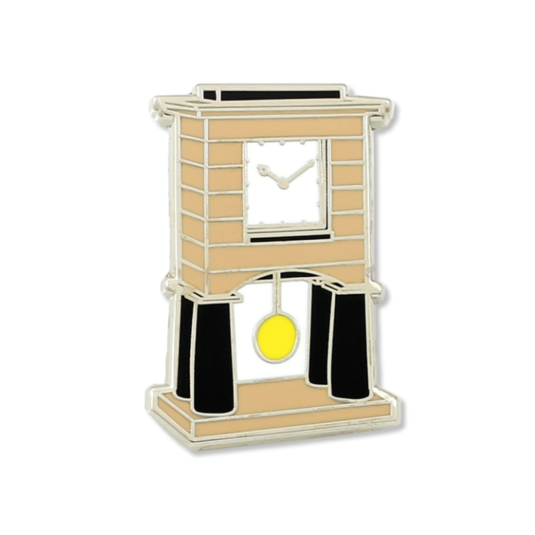 Michael Graves Alessi Clock Cloisonné Enamel Pin badge