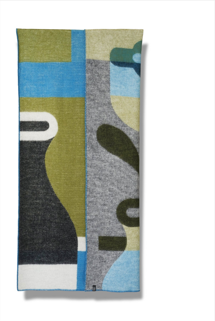 The Flower wool blanket / throw des. Jacco Bunt for ZigZagZurich