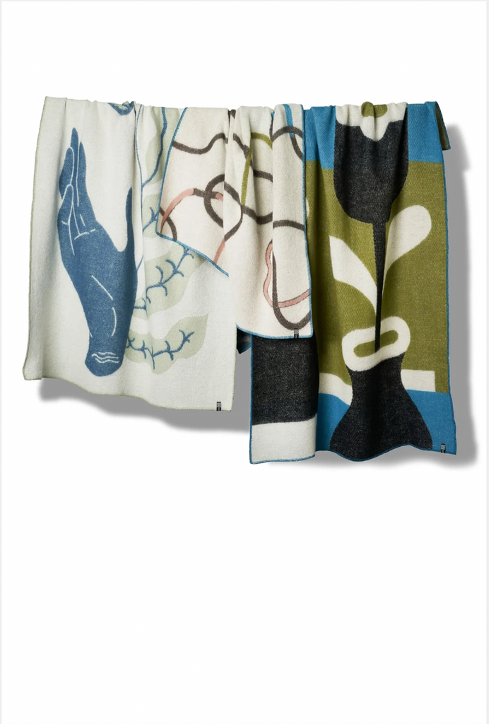 The Flower wool blanket / throw des. Jacco Bunt for ZigZagZurich