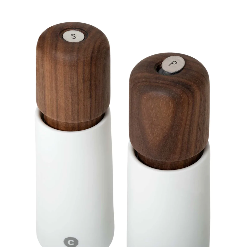 Stockholm Grinder - Walnut/White -des. Carl & Carl for CrushGrind