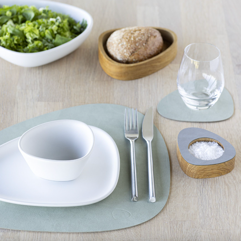 Curve placemat by LindDNA - Olive Green