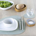Curve placemat by LindDNA - Olive Green
