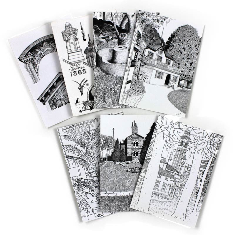 B&W Postcard Pack (x12) by Simon Palmer