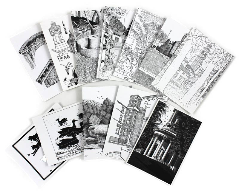 B&W Postcard Pack (x12) by Simon Palmer