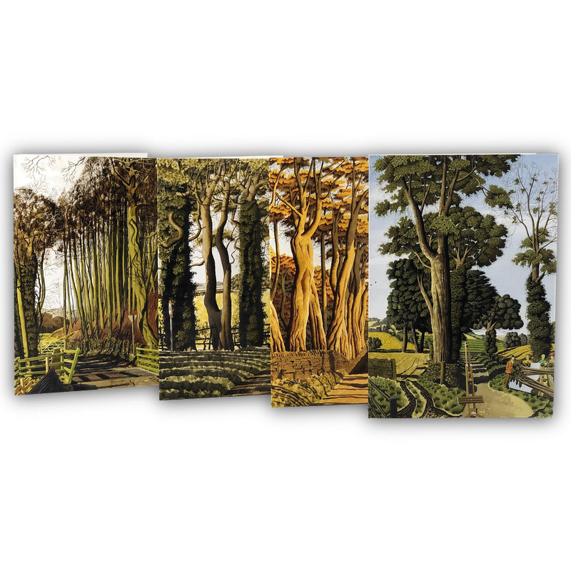 Simon Palmer Greetings Cards - Pack of 4 different designs (exclusive)
