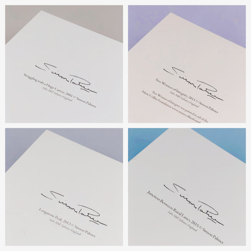Simon Palmer Greetings Cards - Pack of 4 different designs (exclusive)