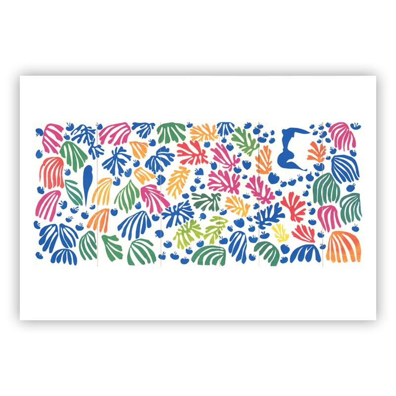 The Parrot and the Siren, 1952 poster by Henri Matisse