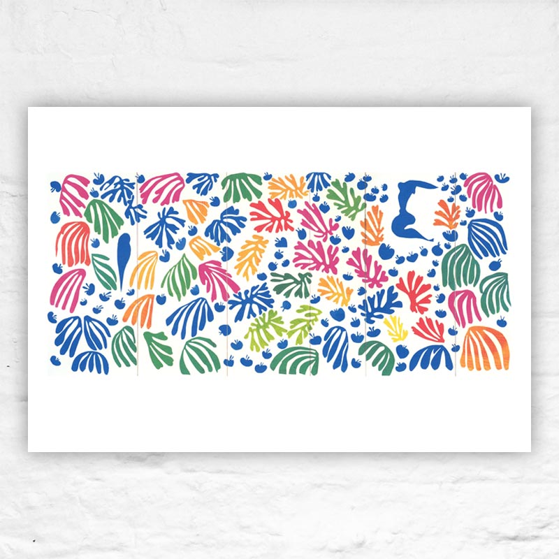 The Parrot and the Siren, 1952 poster by Henri Matisse